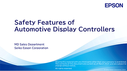 Safety Features of Automotive 
Display Controllers
