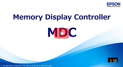 Epson Memory Display Controller Introduction