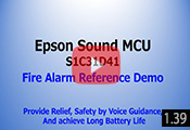 Epson Sound MCU Reference Design for Fire Alarm